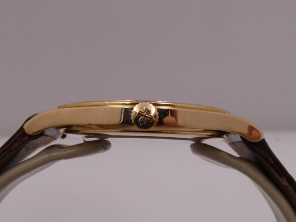 Patek Philippe Calatrava 4897R Factory Diamonds Bezel Oro Rosa 18Kt Chocolate Dial For Ladies Carica Manuale Calibro 215