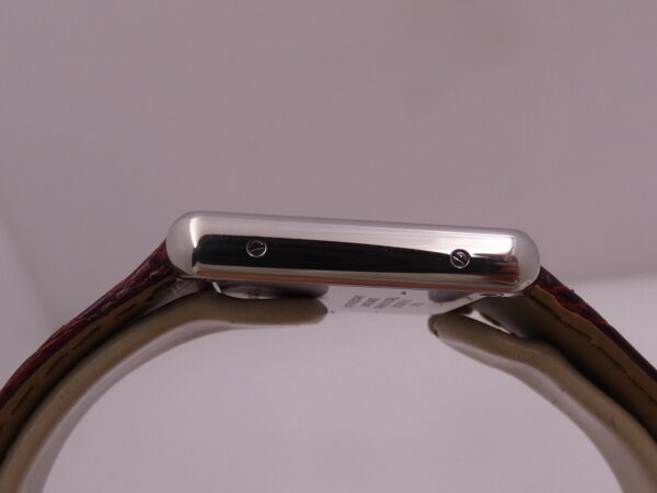 Cartier Tank Solo 3170 - W5200005 For Ladies Cinturino Originale In Pelle Acciaio