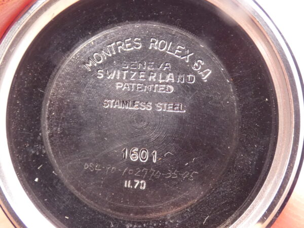 Rolex Datejust 36 1601 Ghiera Oro Bianco18Kt Anno1971 Bracciale Jubilee Automatico Acciaio