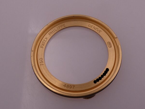 Patek Philippe Calatrava 4897R Factory Diamonds Bezel Oro Rosa 18Kt Chocolate Dial For Ladies Carica Manuale Calibro 215