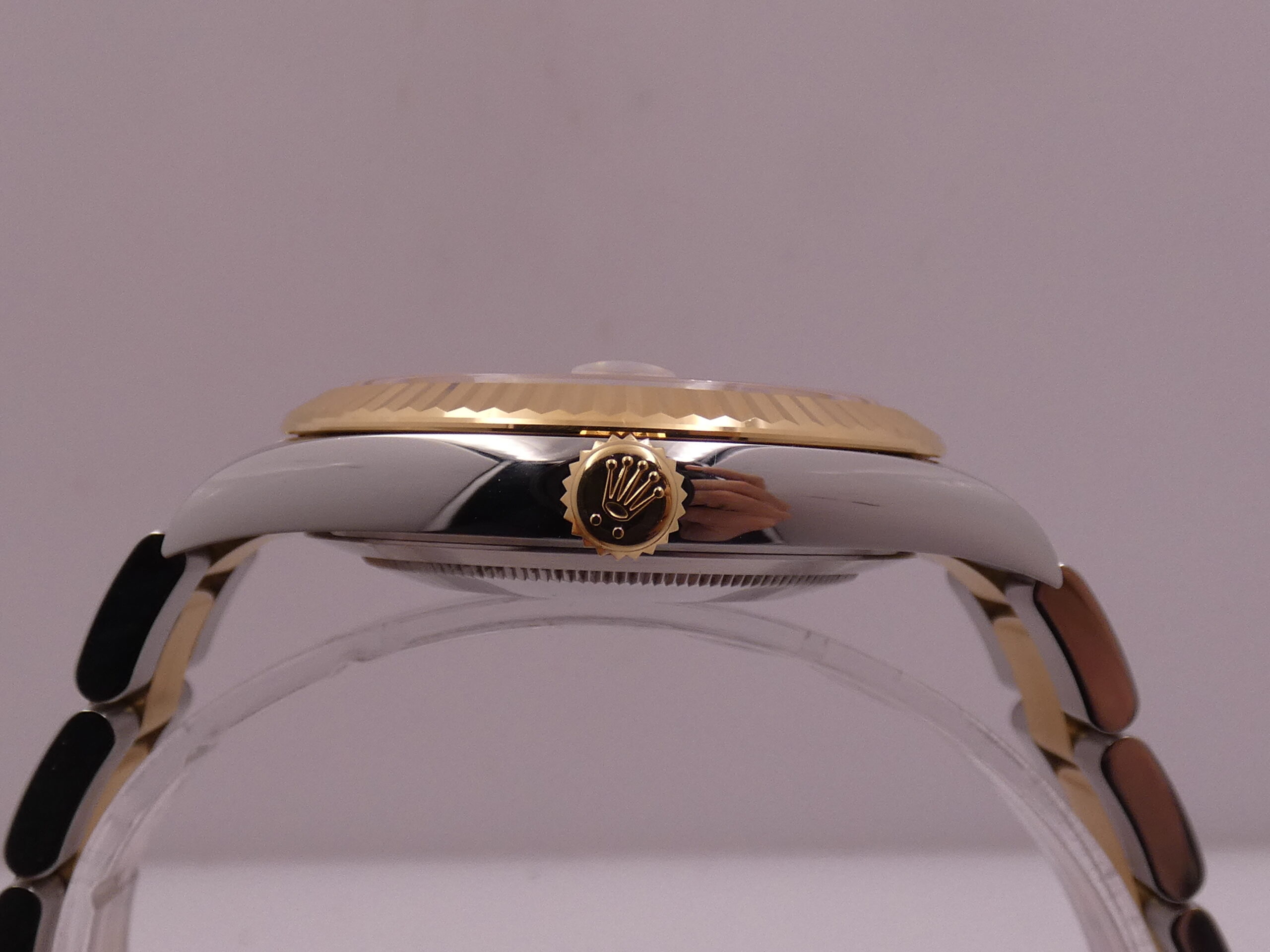 Rolex Datejust 41 126333 TOP CONDITION Oro 18Kt & Acciaio BOX&PAPERS ITALIA 2019 Unico Proprietario Automatico Bracciale Oyster - immagine 16