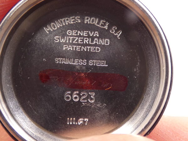 Rolex Oyster Perpetual Lady 6618 24mm ANNO 1967 Automatico Acciaio Bracciale Oyster VINTAGE