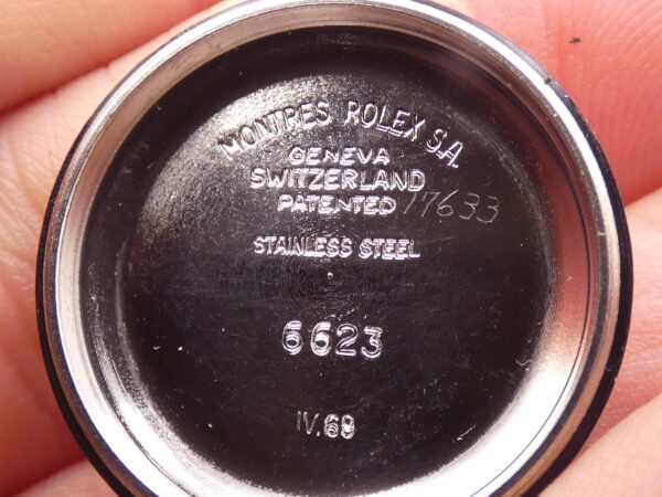 Rolex Oyster Perpetual Lady 6618 24mm ANNO 1969 Automatico Acciaio Bracciale Oyster