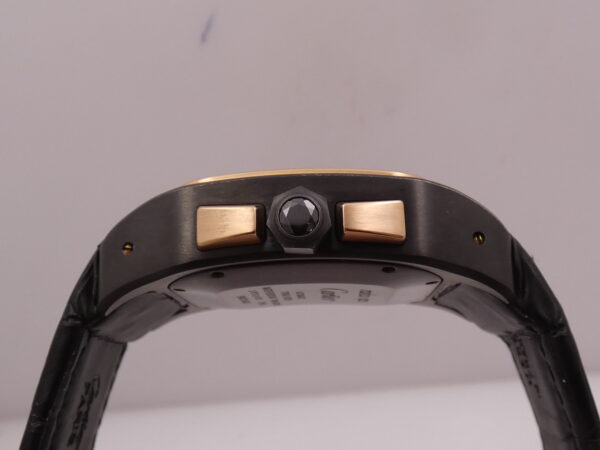 Cronografo Cartier Santos 100 XL 3104 Titanio & Acciaio BOX&PAPERS Ghiera Oro Rosa 18Kt ANNO 2009 Automatico W2020004