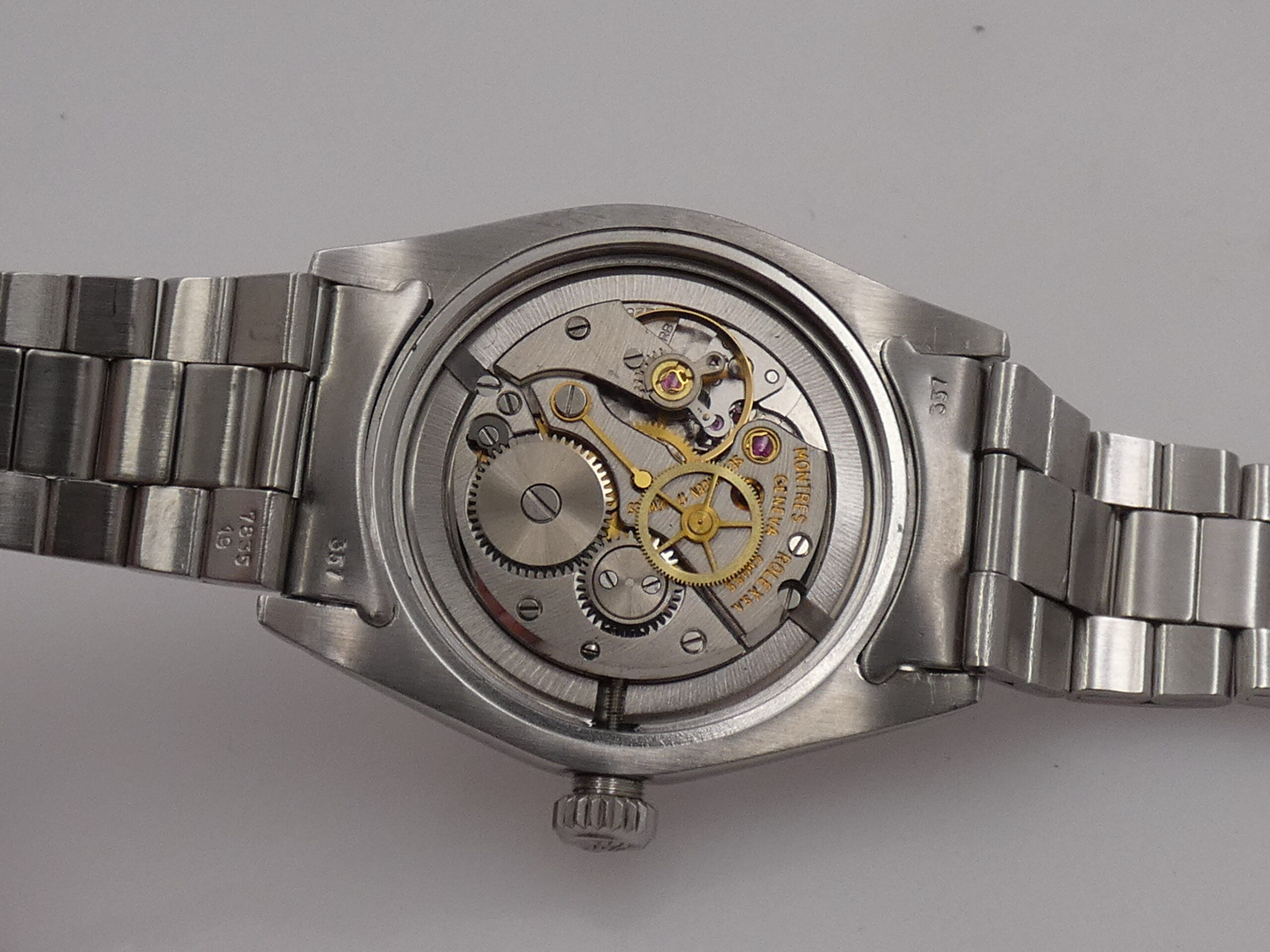 Rolex Oyster Precision 6426 Carica Manuale ANNO 1974 Argentè Soleil Dial Bracciale Oyster Vintage - immagine 17