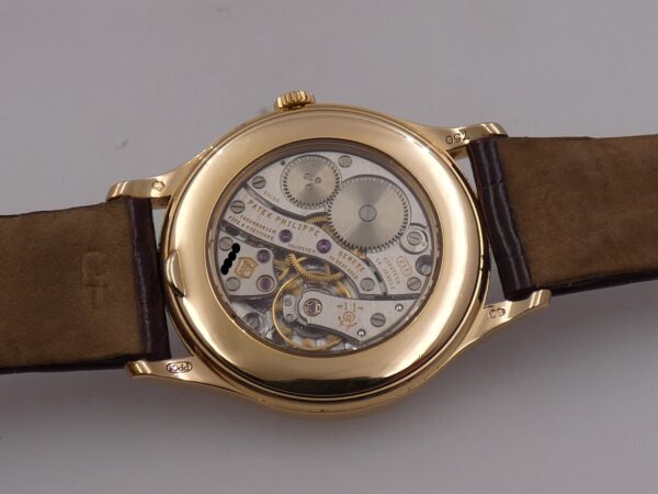 Patek Philippe Calatrava 4897R Factory Diamonds Bezel Oro Rosa 18Kt Chocolate Dial For Ladies Carica Manuale Calibro 215