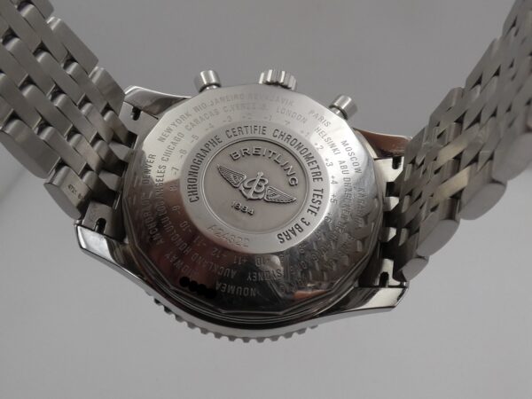 Cronografo Breitling Navitimer World GMT A24322 FULL SET ANNO 2024 Automatico Acciaio Bracciale Pilot