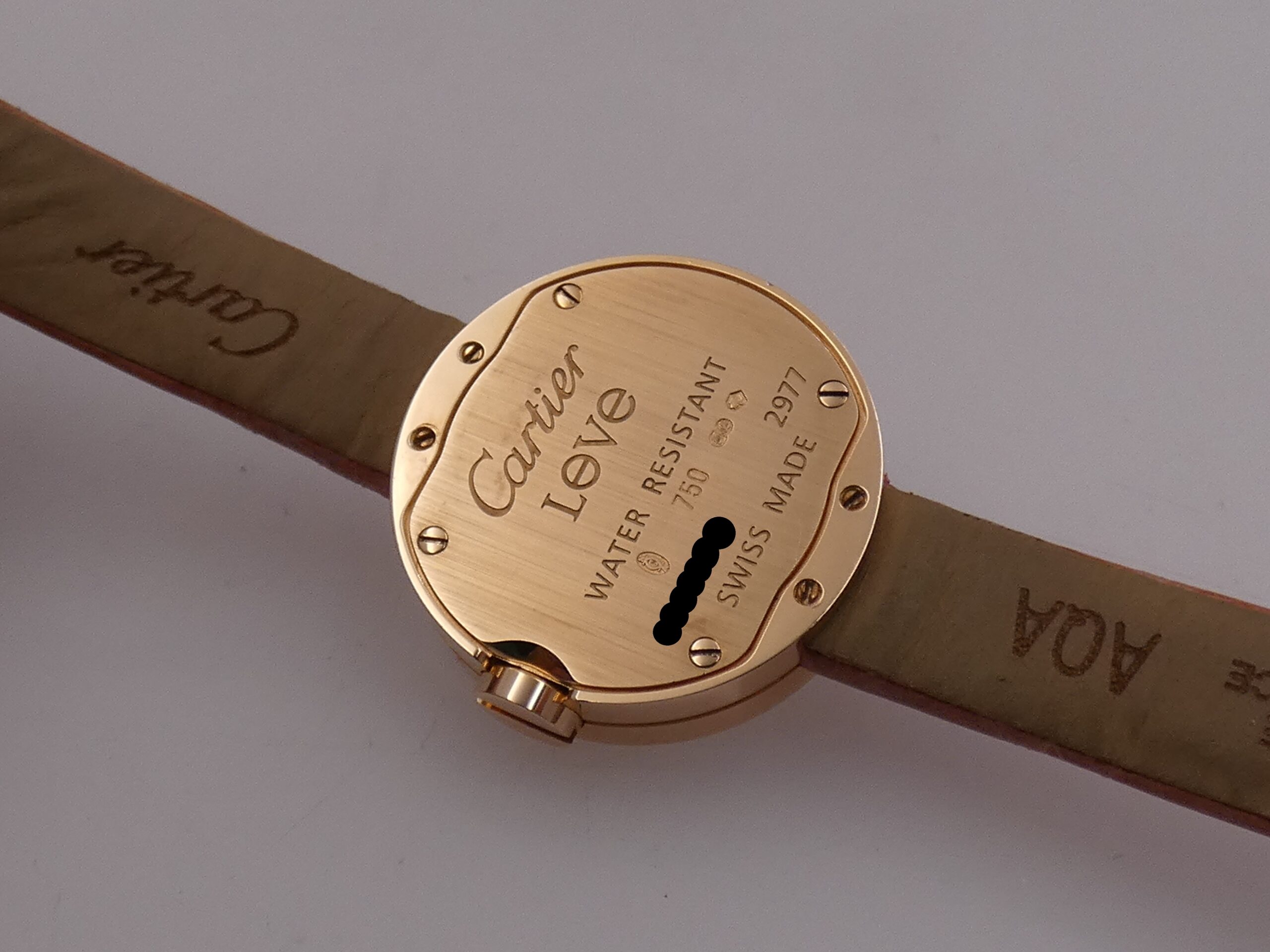 Cartier Love Lady 2977 Factory Diamonds Bezel Oro Rosa 18Kt WITH PAPERS Anno 2008 WE800631 - immagine 17