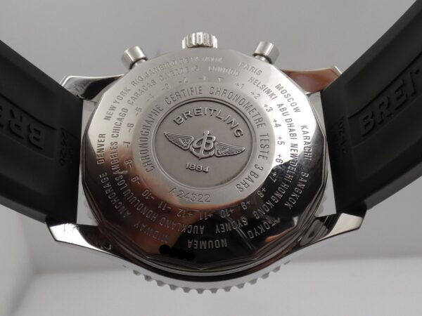 Cronografo Breitling Navitimer World GMT A24322 Automatic Chronometre ANNI '2000s Acciaio