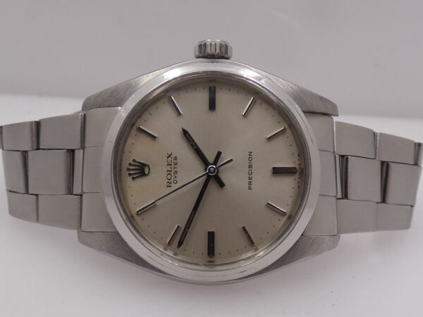 Rolex Oyster Precision 6426 Carica Manuale ANNO 1974 Argentè Soleil Dial Bracciale Oyster Vintage