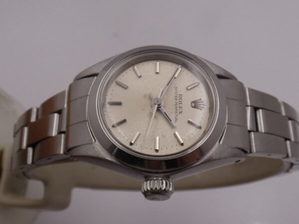 Rolex Oyster Perpetual Lady 6618 24mm ANNO 1967 Automatico Acciaio Bracciale Oyster VINTAGE