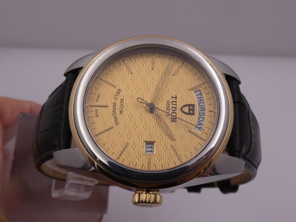 Tudor Glamour Date-Day 39mm 56003 Acciaio & Oro 18Kt WITH PAPERS Anno 2015 Automatico