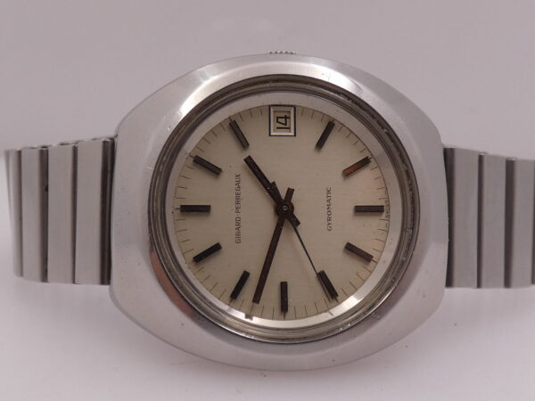 Girard Perregaux Gyromatic Cushion 9312GA Automatic Date Acciaio ANNI '70s VINTAGE