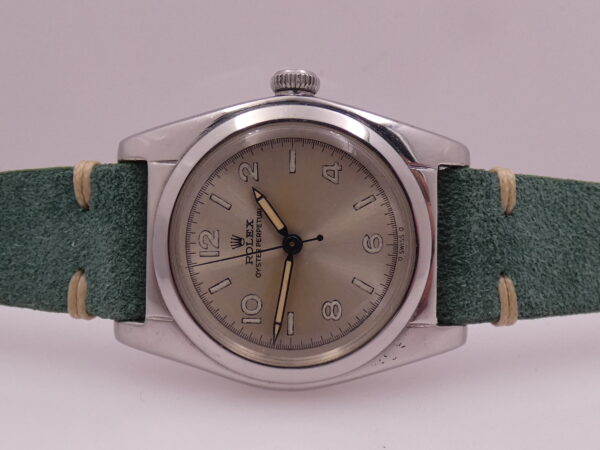 Rolex Oyster Perpetual Ovetto Bubbleback 2940 Automatico ANNO 1945 Acciaio Vintage
