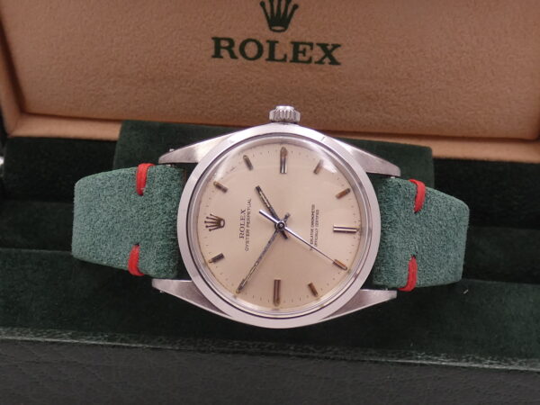 Rolex Oyster Perpetual 36 1018 FROM 1968 Automatico Argentè Tritium Dial Acciaio Vintage