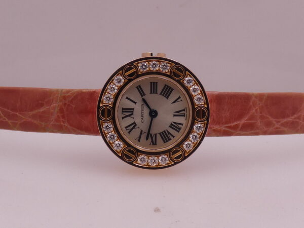 Cartier Love Lady 2977 Factory Diamonds Bezel Oro Rosa 18Kt WITH PAPERS Anno 2008 WE800631