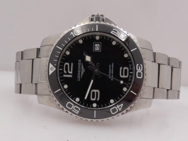 Longines HydroConquest 41mm Automatico With BOX Ghiera in Ceramica L3.781.4 Braccialato Acciaio