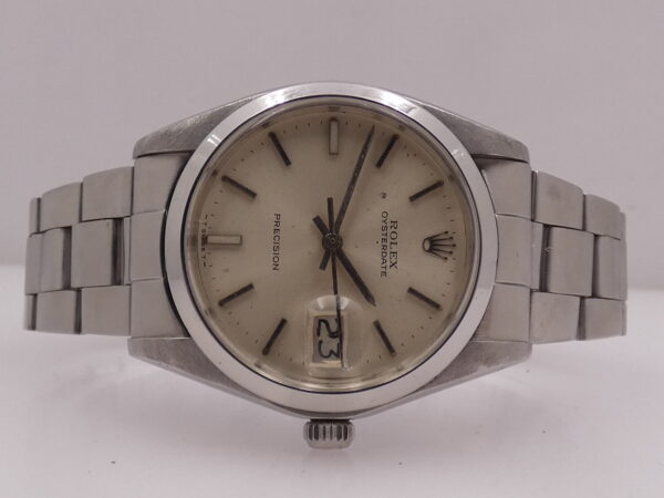 Rolex Oysterdate Precision 6694 ANNO 1975 BRACCIALE Oyster Carica Manuale Calibro 1225 Vintage