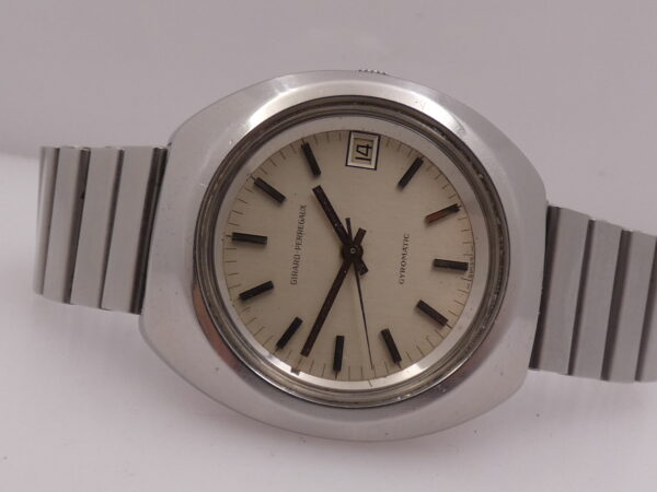Girard Perregaux Gyromatic Cushion 9312GA Automatic Date Acciaio ANNI '70s VINTAGE