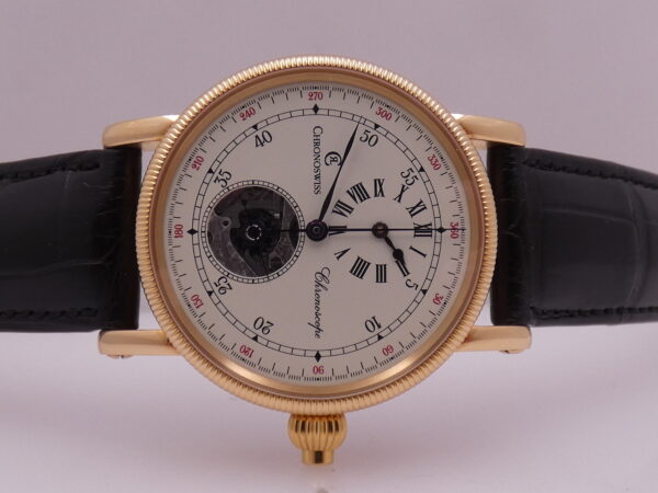 Cronografo Chronoswiss Chronoscope Monopulsante CH1521R TOP CONDITION Oro Rosso 18Kt BOX&PAPERS Anno 2007 Automatico