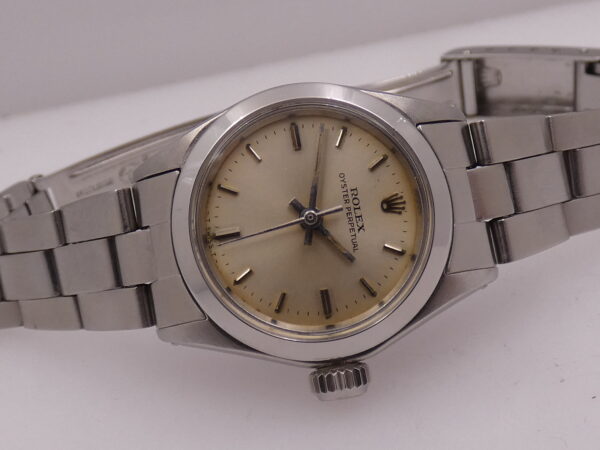 Rolex Oyster Perpetual Lady 6618 24mm ANNO 1969 Automatico Acciaio Bracciale Oyster