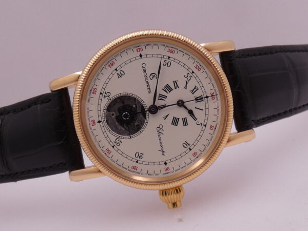 Cronografo Chronoswiss Chronoscope Monopulsante CH1521R TOP CONDITION Oro Rosso 18Kt BOX&PAPERS Anno 2007 Automatico