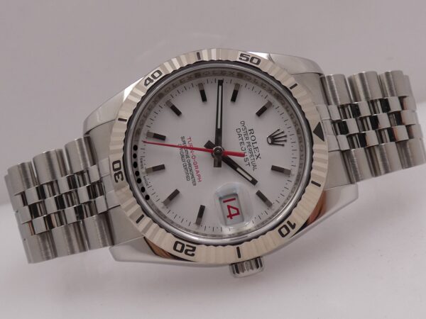 Rolex Datejust Turn-O-Graph 116264 RRR TOP CONDITION Ghiera Oro Bianco 18Kt BOX&PAPERS ITALIA MAI LUCIDATO Automatico Anno 2008 Bracciale Jubilee