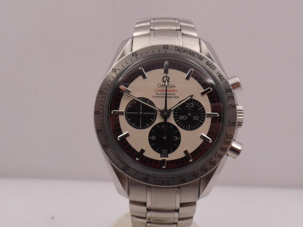 Cronografo Omega Speedmaster Schumacher Legend 3559.3200 JUST SERVICED Automatico Acciaio Limited Edition 6000PCS Tributo a Michael Schumacher