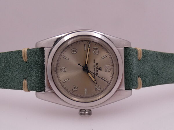 Rolex Oyster Perpetual Ovetto Bubbleback 2940 Automatico ANNO 1945 Acciaio Vintage