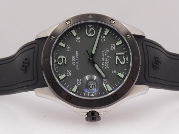 Paul Picot Army Time Flyingstar 9153 BOX PAPERS & TAG PRICE ANNO 2023 Automatico Acciaio