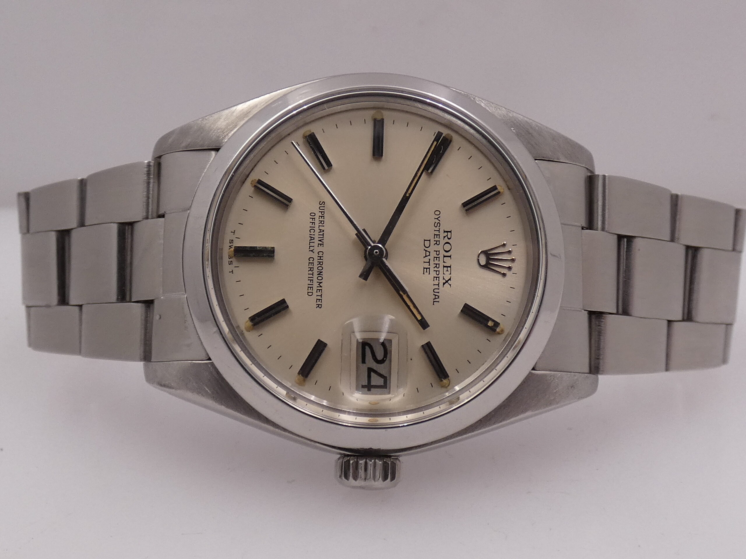 Rolex Oyster Perpetual Date 1500 ANNO 1979 Automatico Bracciale Oyster Acciaio - immagine 6