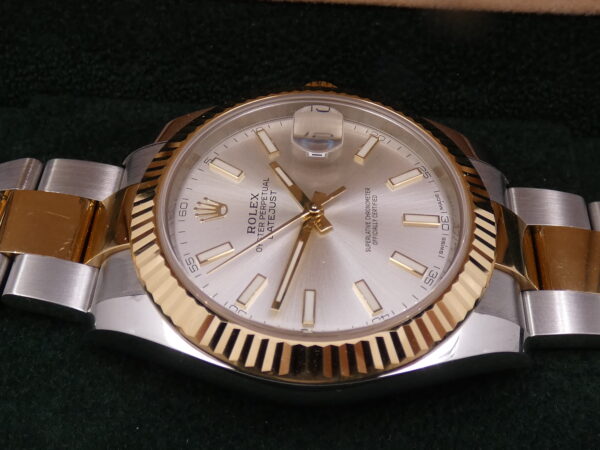 Rolex Datejust 41 126333 TOP CONDITION Oro 18Kt & Acciaio BOX&PAPERS ITALIA 2019 Unico Proprietario Automatico Bracciale Oyster