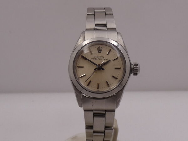 Rolex Oyster Perpetual Lady 6618 24mm ANNO 1967 Automatico Acciaio Bracciale Oyster VINTAGE