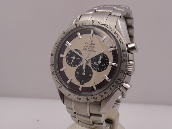 Cronografo Omega Speedmaster Schumacher Legend 3559.3200 JUST SERVICED Automatico Acciaio Limited Edition 6000PCS Tributo a Michael Schumacher