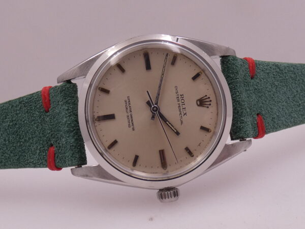 Rolex Oyster Perpetual 36 1018 FROM 1968 Automatico Argentè Tritium Dial Acciaio Vintage