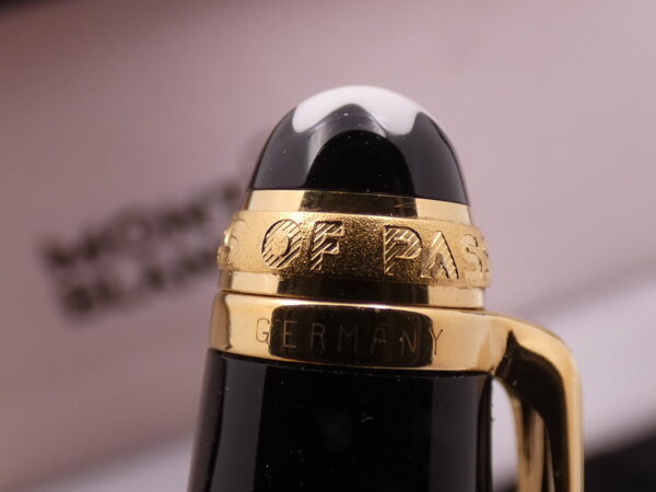 Penna Montblanc Meisterstück Gold-Coated Classique 18Kt G.F. Diamond & M.O.P. Pen Head WITH BOX Anno 1999 Edizione Speciale 75° Anniversario