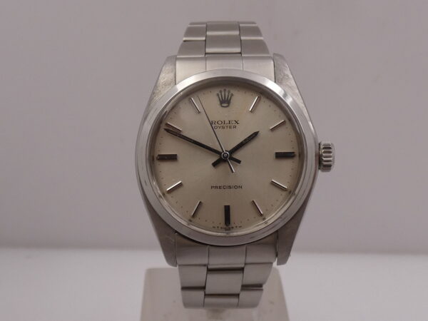 Rolex Oyster Precision 6426 Carica Manuale ANNO 1974 Argentè Soleil Dial Bracciale Oyster Vintage