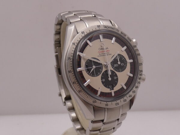 Cronografo Omega Speedmaster Schumacher Legend 3559.3200 JUST SERVICED Automatico Acciaio Limited Edition 6000PCS Tributo a Michael Schumacher