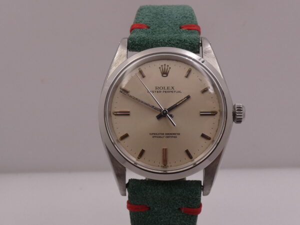 Rolex Oyster Perpetual 36 1018 FROM 1968 Automatico Argentè Tritium Dial Acciaio Vintage