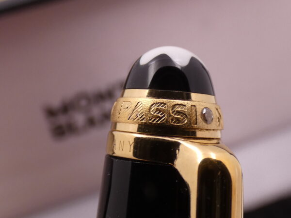 Penna Montblanc Meisterstück Gold-Coated Classique 18Kt G.F. Diamond & M.O.P. Pen Head WITH BOX Anno 1999 Edizione Speciale 75° Anniversario