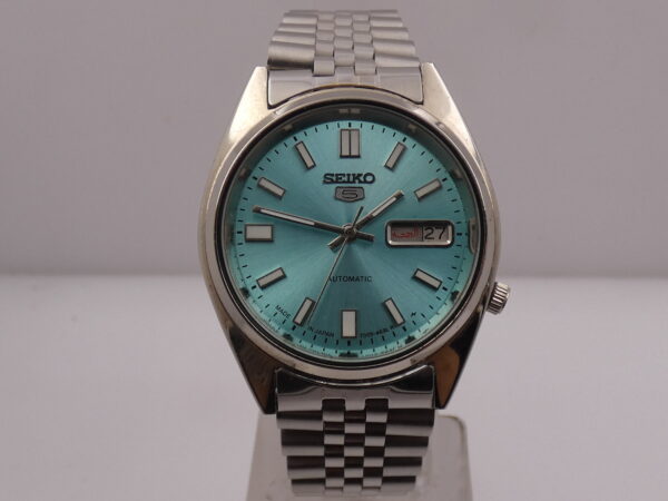 Seiko 5 Sports Day-Date Vintage ICE BLUE DIAL With BOX Anni 70's Automatico Acciaio Jubilee