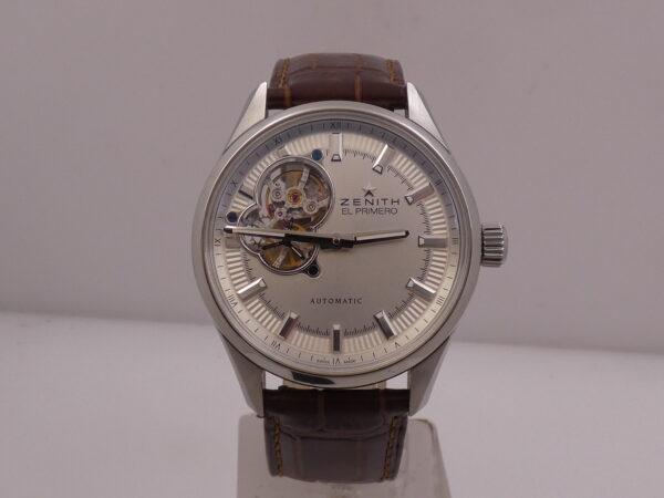 Zenith El Primero Synopsis Open Hearth TOP CONDITION WITH PAPERS Automatico Acciaio 03.2170.4613