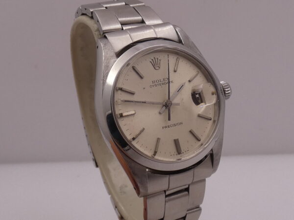 Rolex Oysterdate Precision 6694 ANNO 1975 BRACCIALE Oyster Carica Manuale Calibro 1225 Vintage