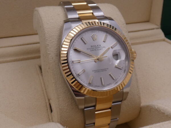 Rolex Datejust 41 126333 TOP CONDITION Oro 18Kt & Acciaio BOX&PAPERS ITALIA 2019 Unico Proprietario Automatico Bracciale Oyster