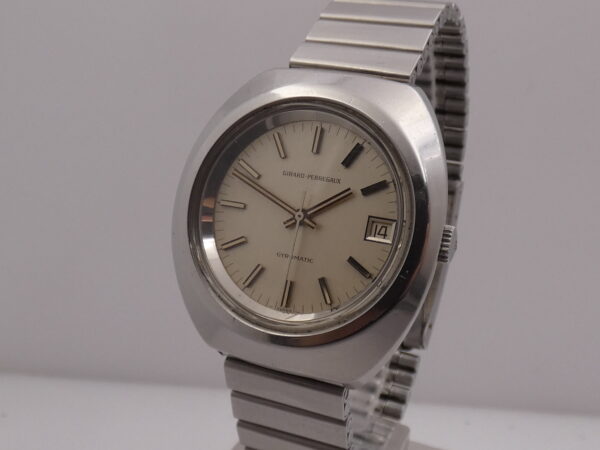 Girard Perregaux Gyromatic Cushion 9312GA Automatic Date Acciaio ANNI '70s VINTAGE
