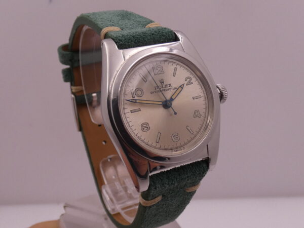 Rolex Oyster Perpetual Ovetto Bubbleback 2940 Automatico ANNO 1945 Acciaio Vintage