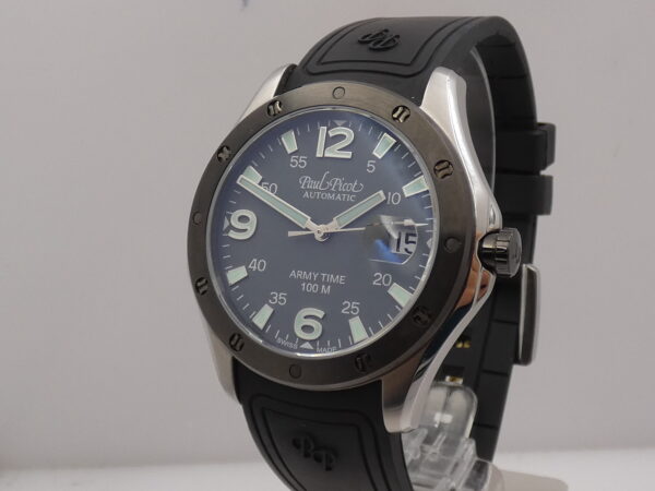 Paul Picot Army Time Flyingstar 9153 BOX PAPERS & TAG PRICE ANNO 2023 Automatico Acciaio