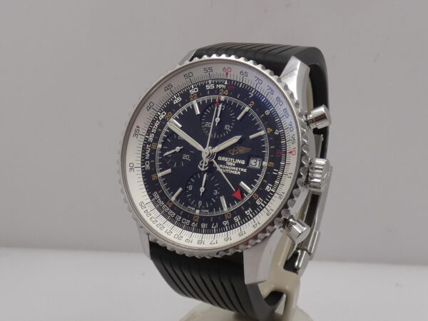 Cronografo Breitling Navitimer World GMT A24322 Automatic Chronometre ANNI '2000s Acciaio