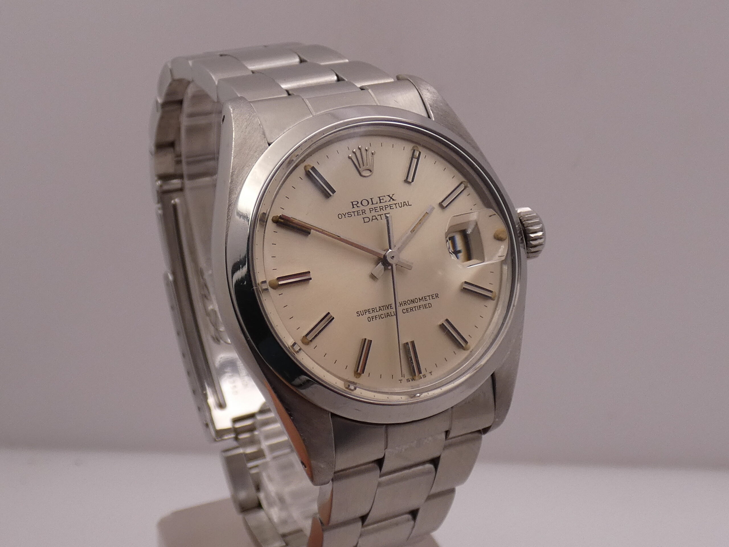 Rolex Oyster Perpetual Date 1500 ANNO 1979 Automatico Bracciale Oyster Acciaio - immagine 9