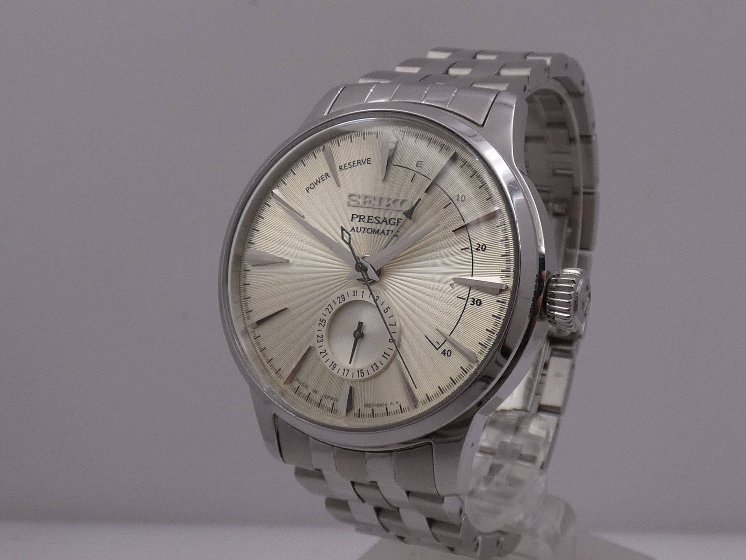 Seiko Presage Power Reserve SUNBRUST DIAL BOX&PAPERS Anno 2019 Automatico Acciaio Braccialato - immagine 9